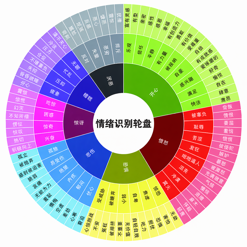 情绪识别轮盘